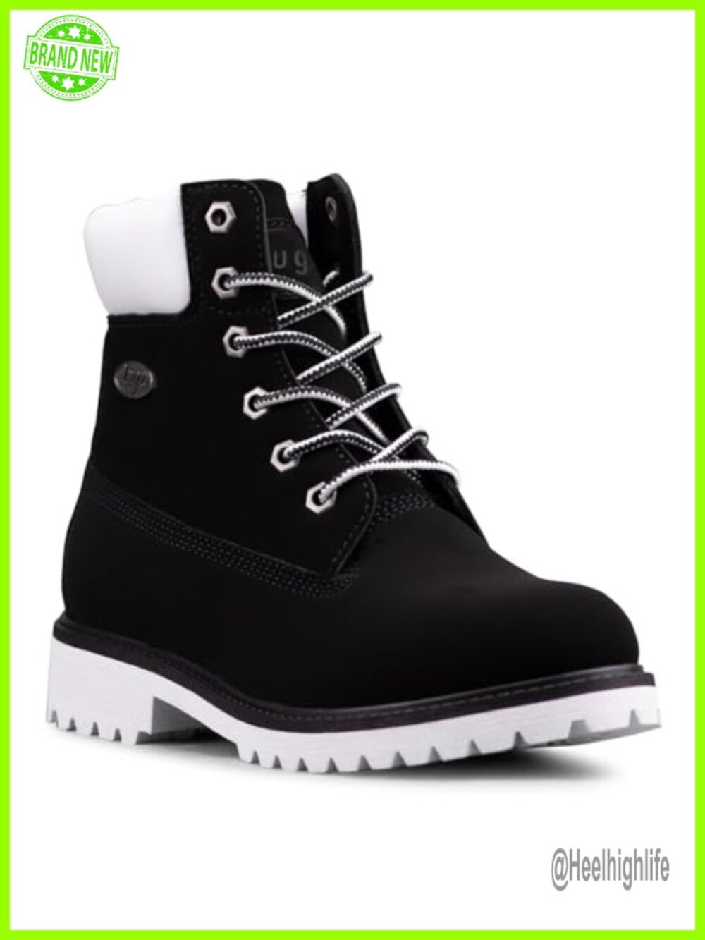Lugz Convoy Mid-Calf Lace-Up Boot with Cushioned Insole
